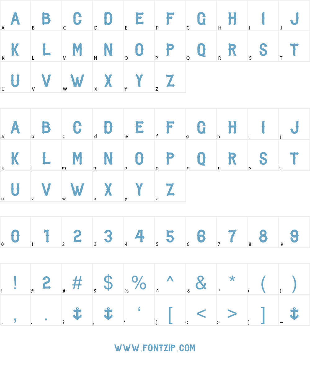 Biker from Hell Font Character